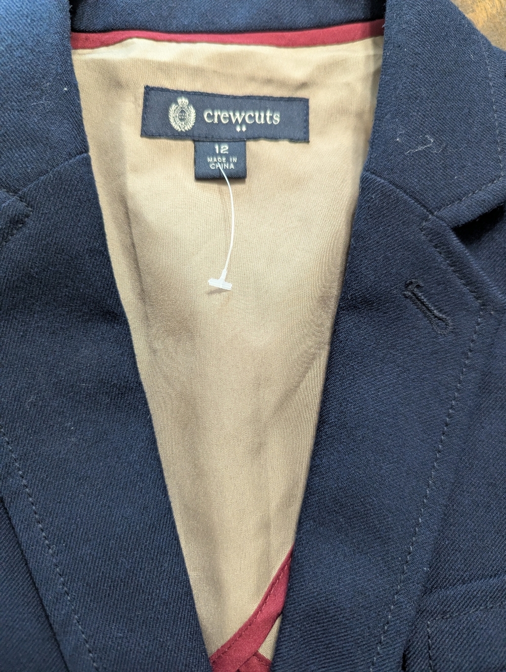 Crewcuts Boys Classic Navy Blazer with Gold Buttons - Picture 3 of 6